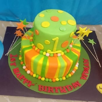 2 Tier Birthday cake