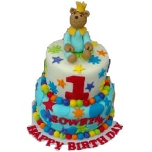 2tier Birthday Cake NM55