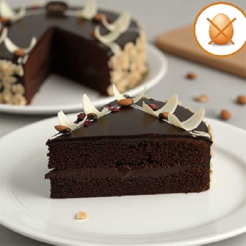 American Almond Chocolate Eggless Cake