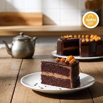 Belgium Truffle Eggless Cake