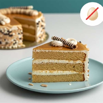 Malted Chocolate Eggless Cake