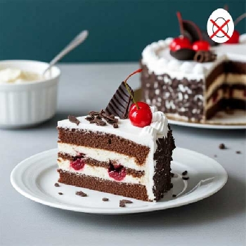 Premium Black Forest  Eggless Cake