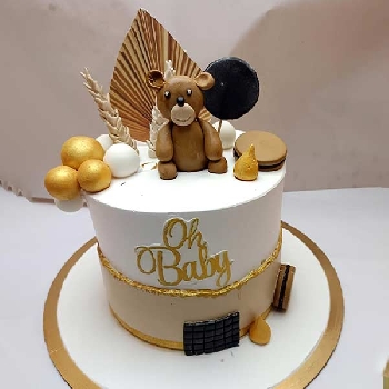 Teddy Bear Baby Shower Cake