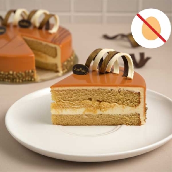 Caramel Fiesta Eggless Cake