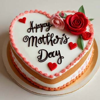 Mothers day rose cake