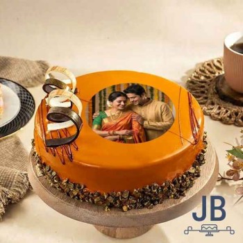 Wedding Day Photo Cake