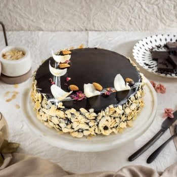 American Almond Chocolate Cake