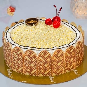 White Forest Cake justbake t