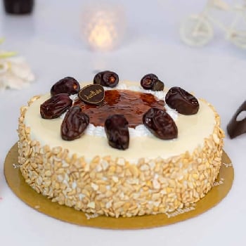 Arabian Cashew and Dates Cake