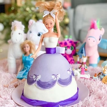 Barbie Doll cake