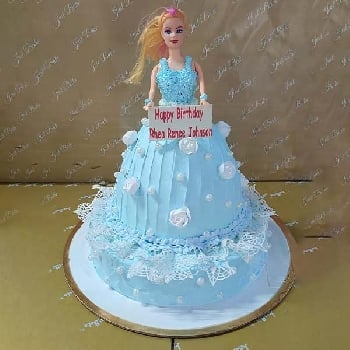 Barbie Doll Cake