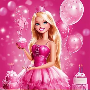 Birthday Barbie Theme