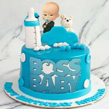 Boss baby cake