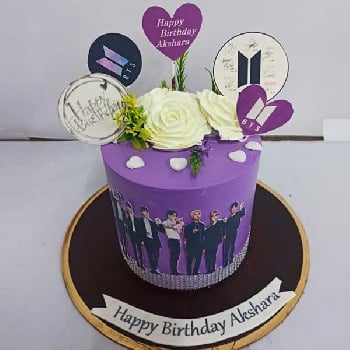 BTS Theme Cake