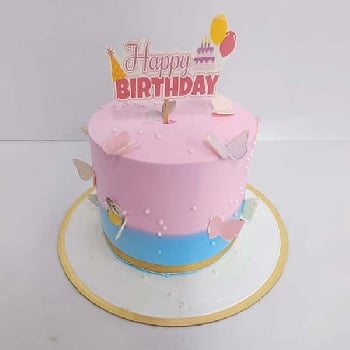 Butterfly Theme Birthday Cake 04