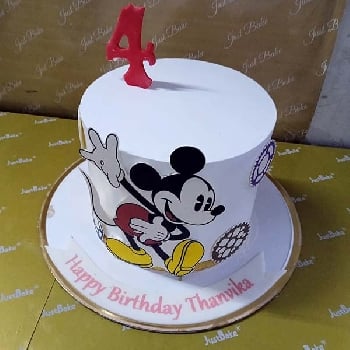 Mickey Mouse Theme Cake