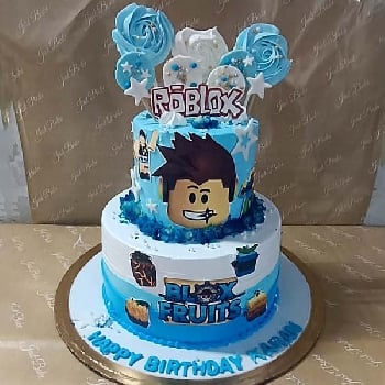 2 Tier Roblox Cake