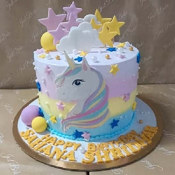 Pastel Unicorn Cake