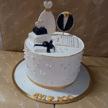 Engagement Theme Cake