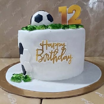 Football Theme Birthday Cake