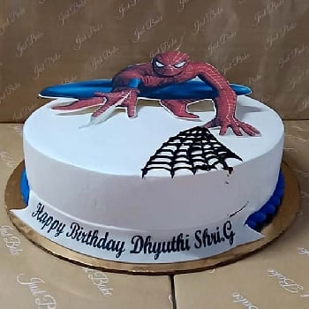 Spiderman Theme Cake 03