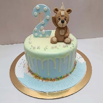 Teddy Bear Fondant Cake