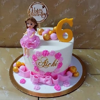 Barbie Doll Birthday Cake 02