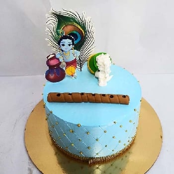 Krishna Janmashtami Theme Cake