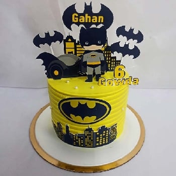 Batman Theme Cake