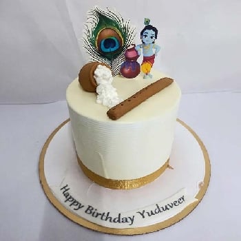 Krishna Theme Cake 01