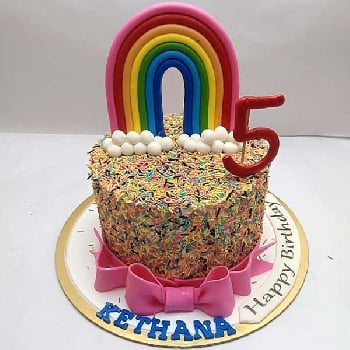 Rainbow Sprinkle Cake