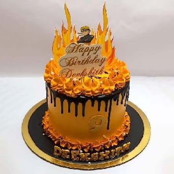 Naruto Theme Cake