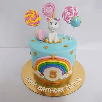 Unicorn Candies Cake