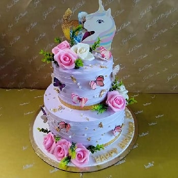 Butterfly Unicorn Cake