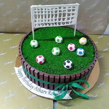 Football Field Theme Cake