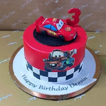 Disney Car Cake