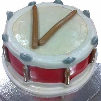 Drum Fondant Cake