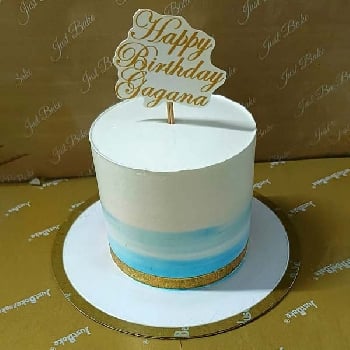 Ocean Blue Theme Cake