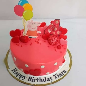 Pink Peppa Cake