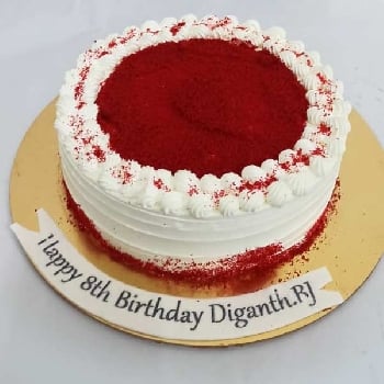 Rosy Red Velvet Cake