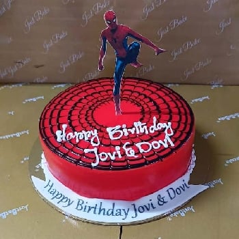 Spiderman Theme Cake 01