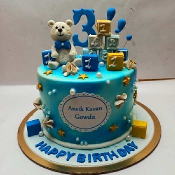 Teddy Bear Theme Cake