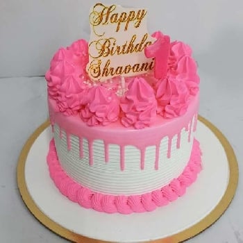 Venella Drip Pink Cake