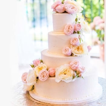 Floral Wedding Cake