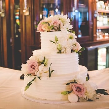 3-Layer Fondant Wedding Cake